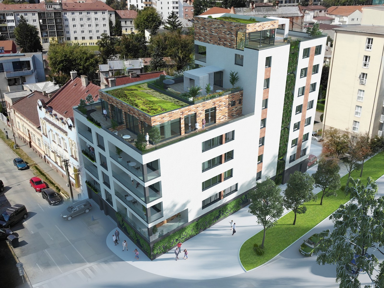Novostavba bytového domu 400 metrov od Hlavnej ulice vedľa Kulturparku s 3 a 4-izbovými bytmi